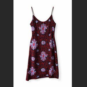 Nicole Miller Y2K Vintage 100% Silk mini dress with sequins